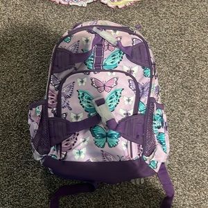 Pottery Barn kids butterfly small book bag